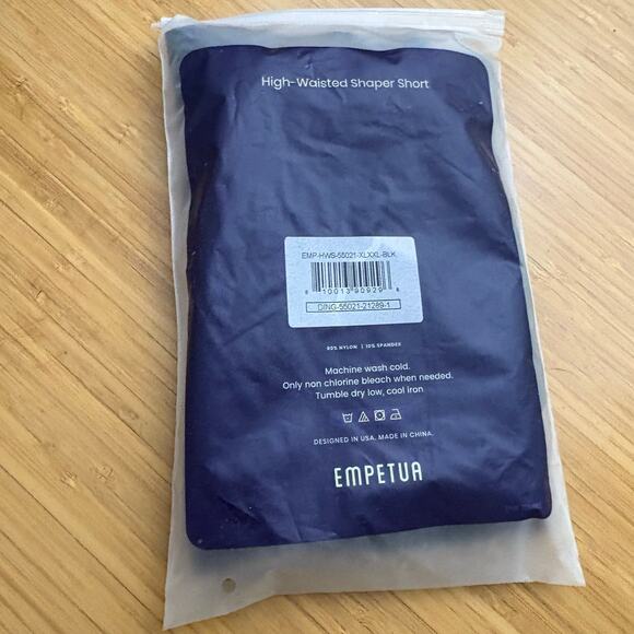 Shapermint Empetua Black XL/XXL High Waisted Shaper Shorts 55021 Shapewear Light - Picture 7 of 7